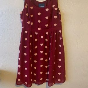 Red Valentine’s Day Dress Never Worn NWOT
